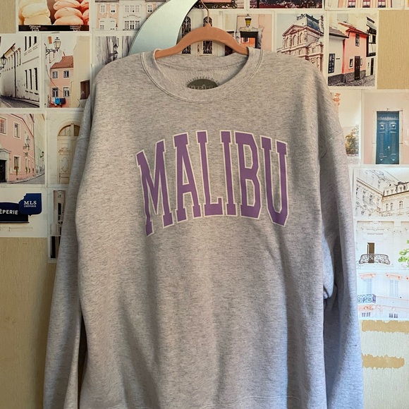 Olive Lynn Tops - Olive Lynn Malibu Crewneck